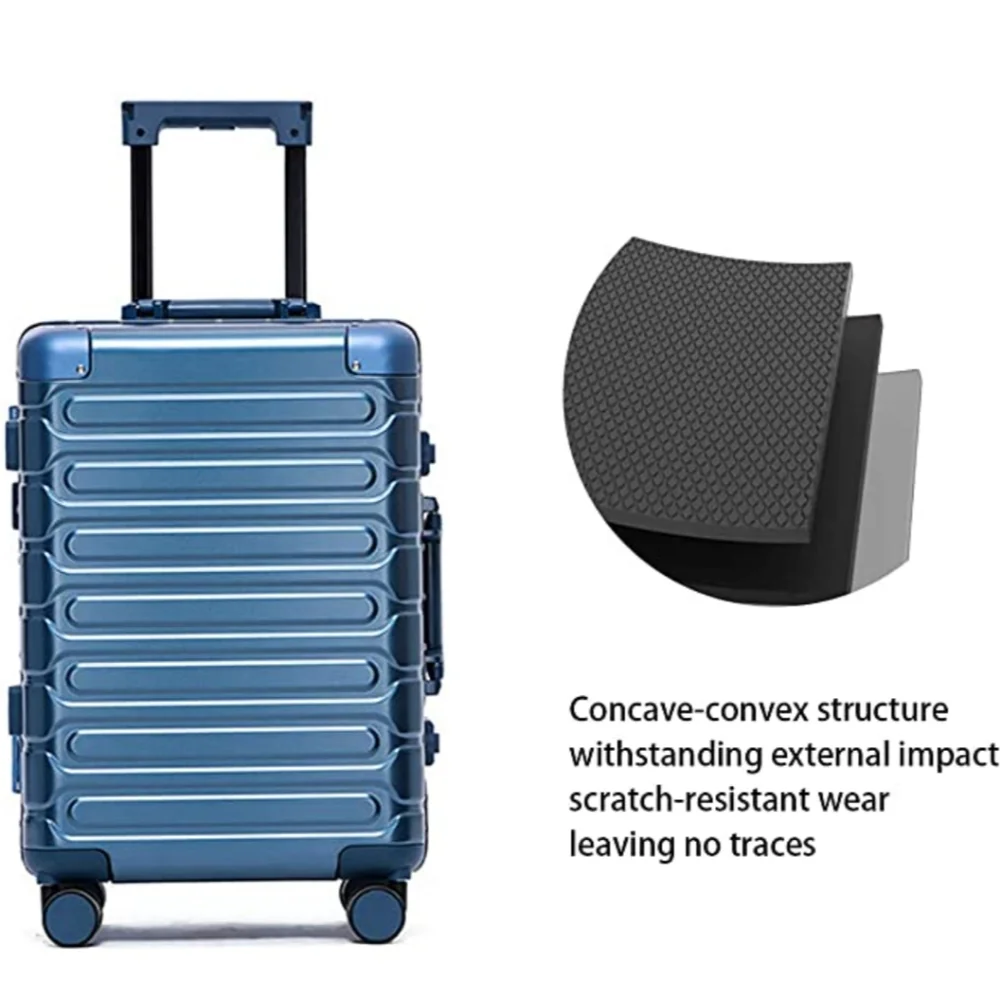 Aluminum Frame Carry on Spinner Luggage Hard Case